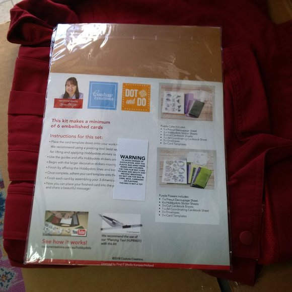 COUTURE CREATIONS PRECIOUS FLOWER KIT W/TOOL - Picture 2 of 4